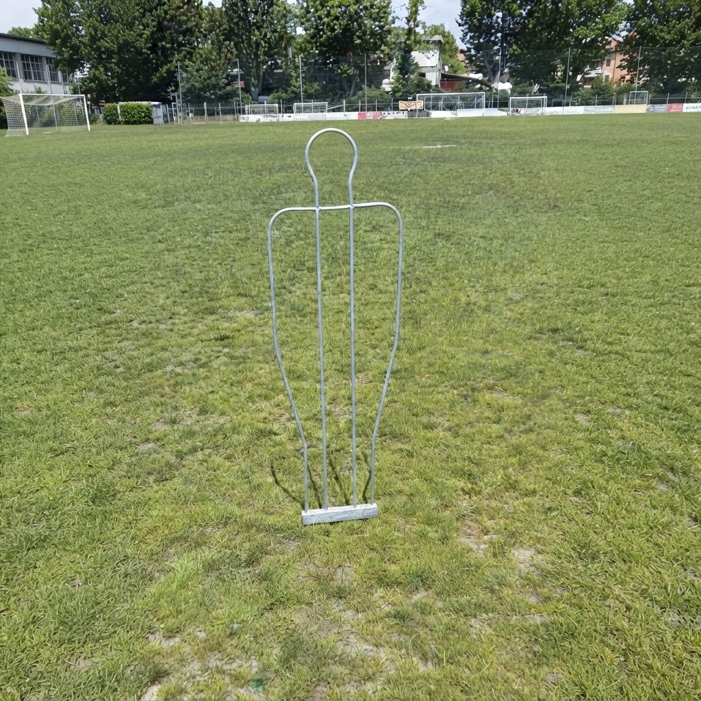 Sagoma Barret Brevettata In Materiale Plastico Antinfortunistico H.160 Cm