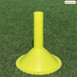 Base in Plastica ad Imbuto Per Paletto Slalom Con o Senza Puntale Diametro 32 mm