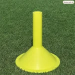 Base in Plastica ad Imbuto Per Paletto Slalom Con o Senza Puntale Diametro 32 mm