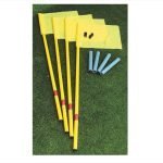 Kit 4 Paletti Calcio d'Angolo con Snodo Rinforzato diametro 40 mm Gecotex