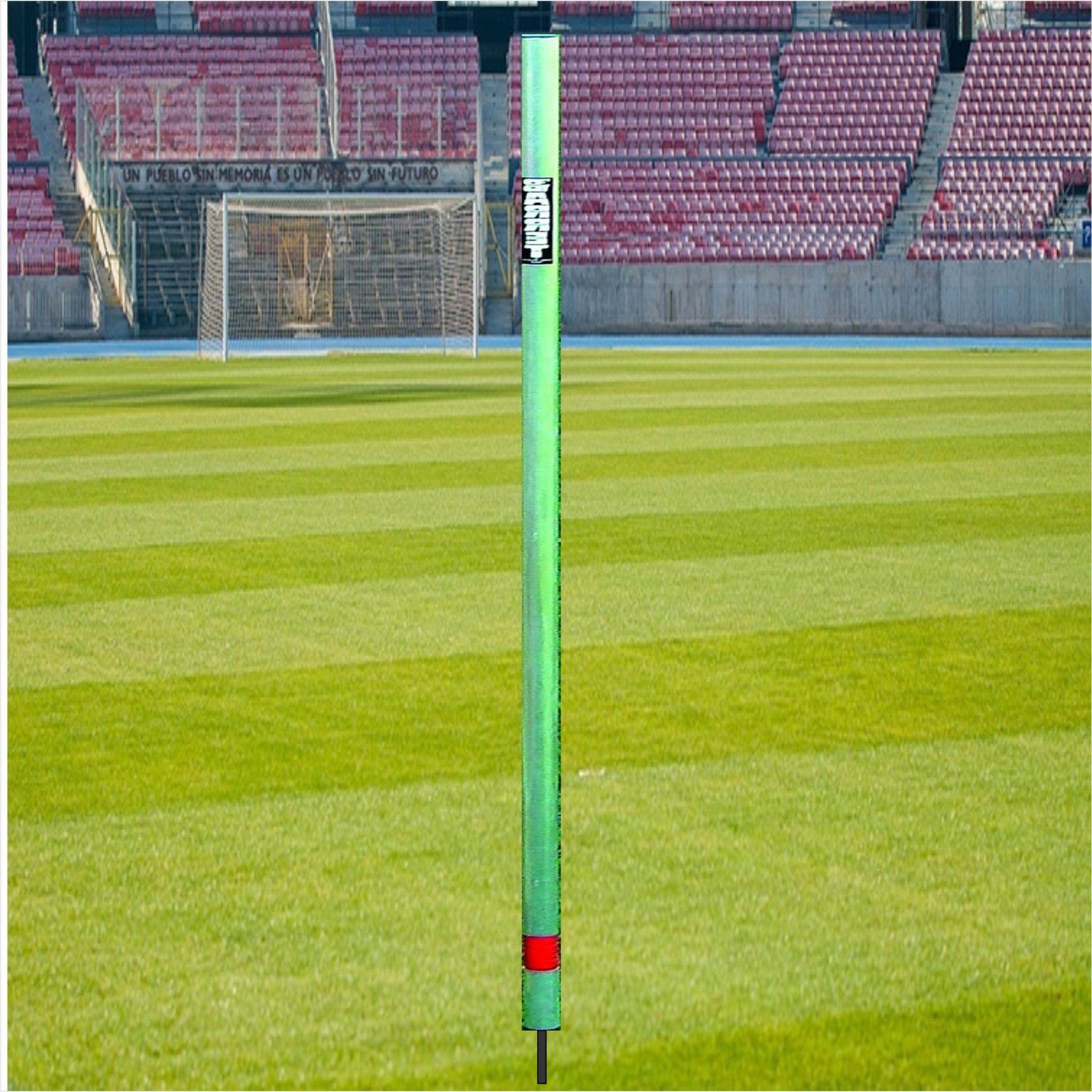 Paletto Slalom Con Puntale Zincato In Alluminio H 170 Cm