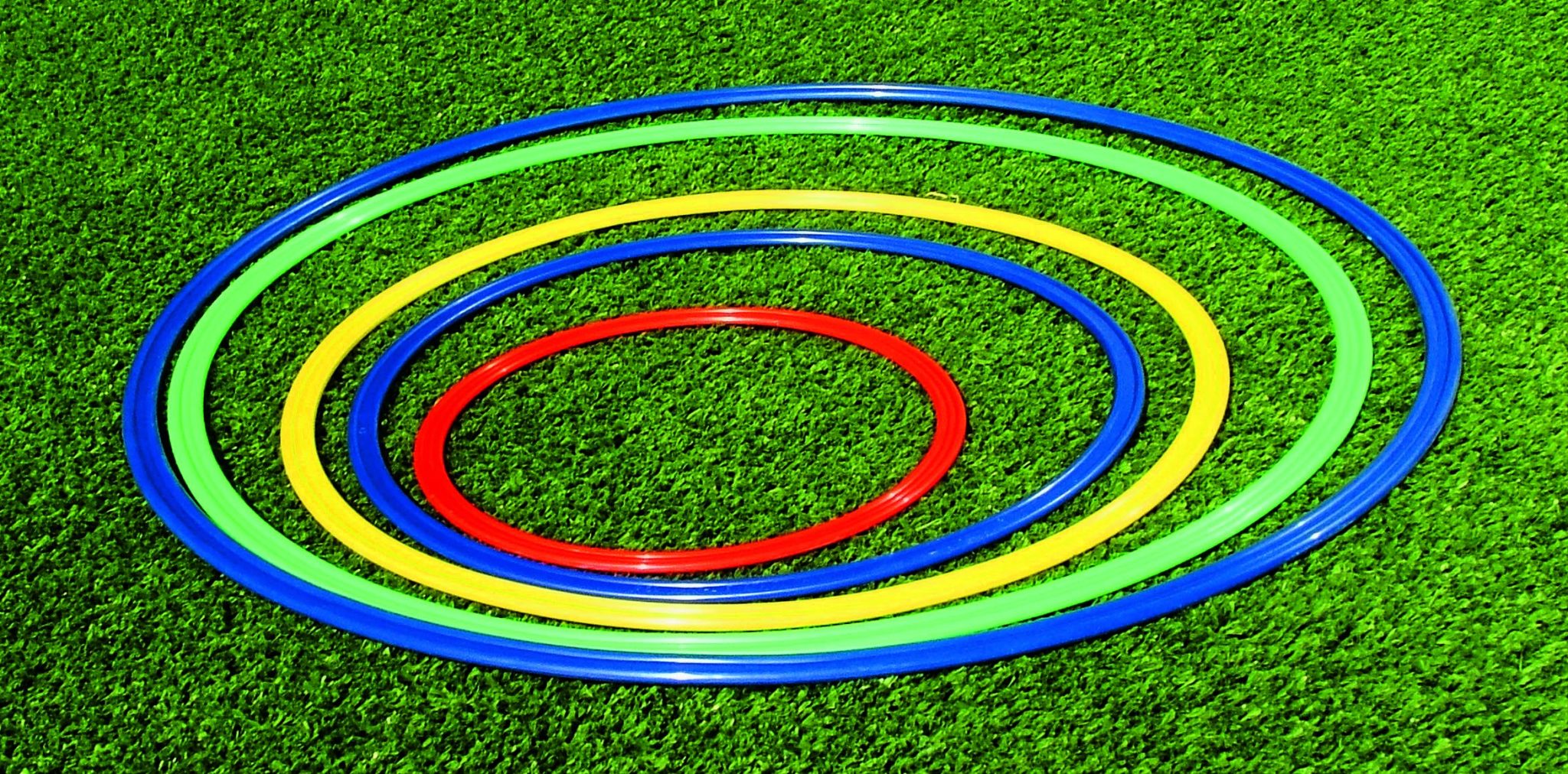Anelli Per Esercizi di Coordinazione Cerchio In Nylon Piatto, Hula Hoop Diam. Cm. 30/40/50/60/70/80