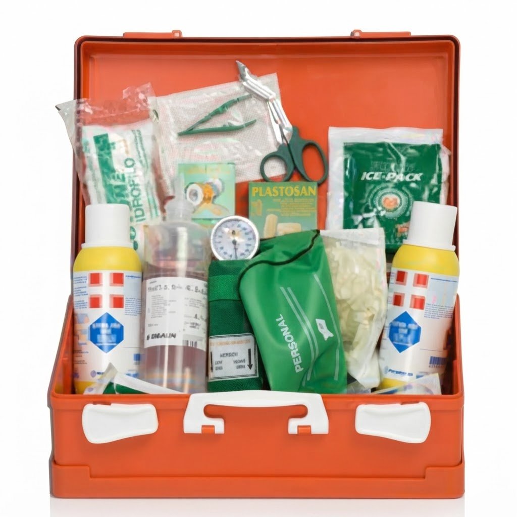 Cassetta Medica Portatile Applicabile A Muro Conforme D.M. 388
