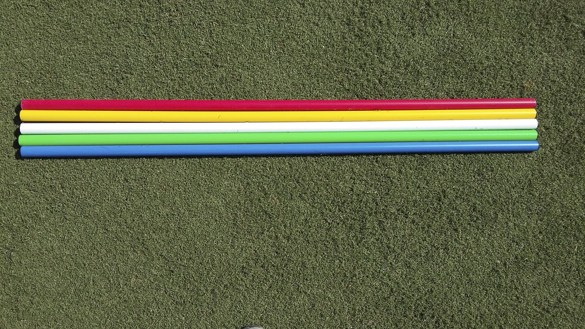 Traversa Paletto Asta 120 cm in PVC per Birilli Forati e Ostacoli