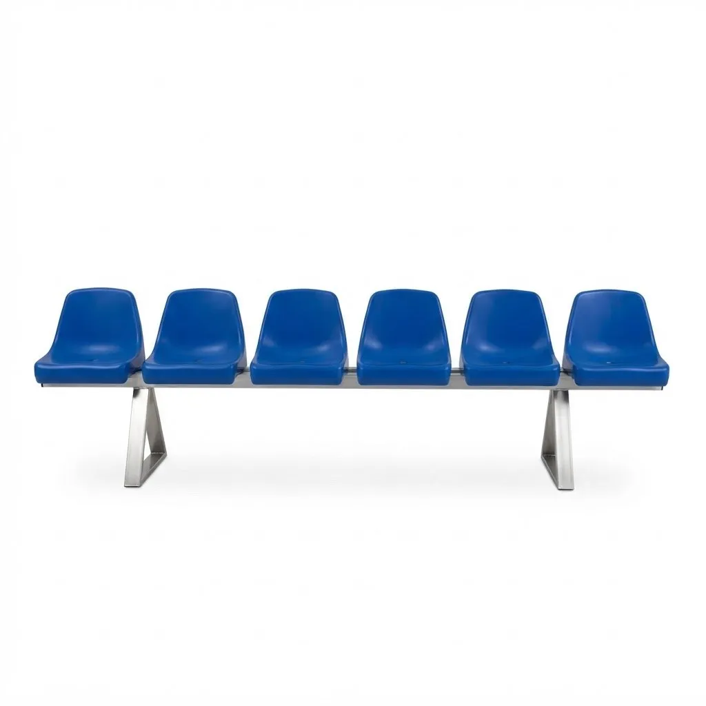 Piano di Seduta per Tribune 3 Metri con 6 Scocche Ergonomiche
