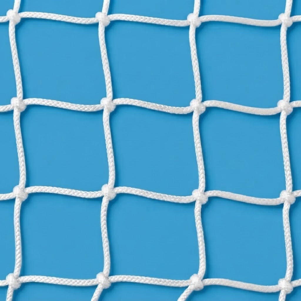 Rete Da Calcio Regolamentare 7,32 x 2,44 Metri In Polietilene Ø 3,5 132N