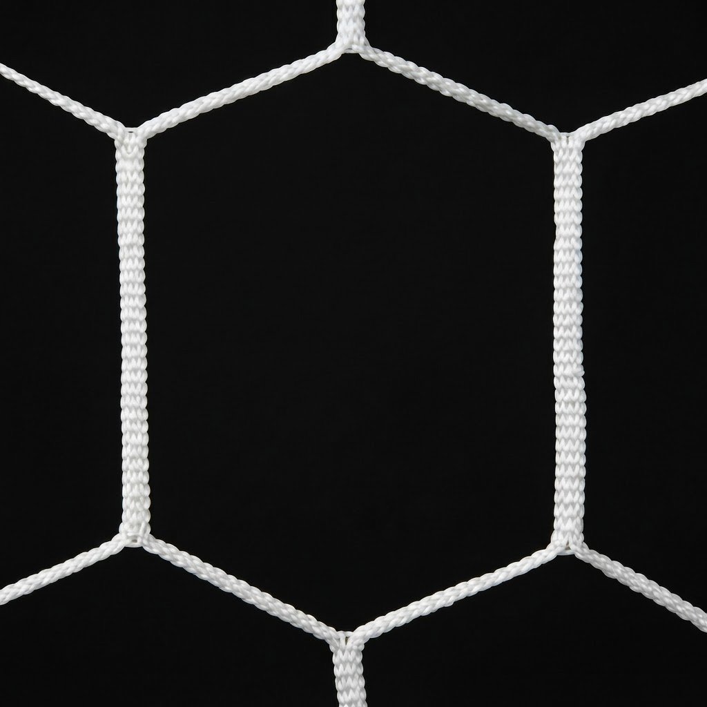 Reti Calcio 4×2 Metri Esagonali In Polipropilene H.T. Ø 4 mm Profondità 120×120