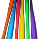 Mazza Baseball Supersoft colorata per allenamenti sicuri