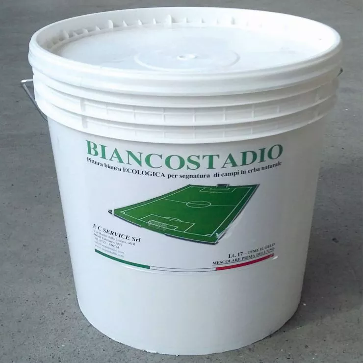 vernice ecologica manti erbosi bianco stadio 17 litri