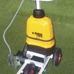 carrello traccialinea elettrico per campi sportivi