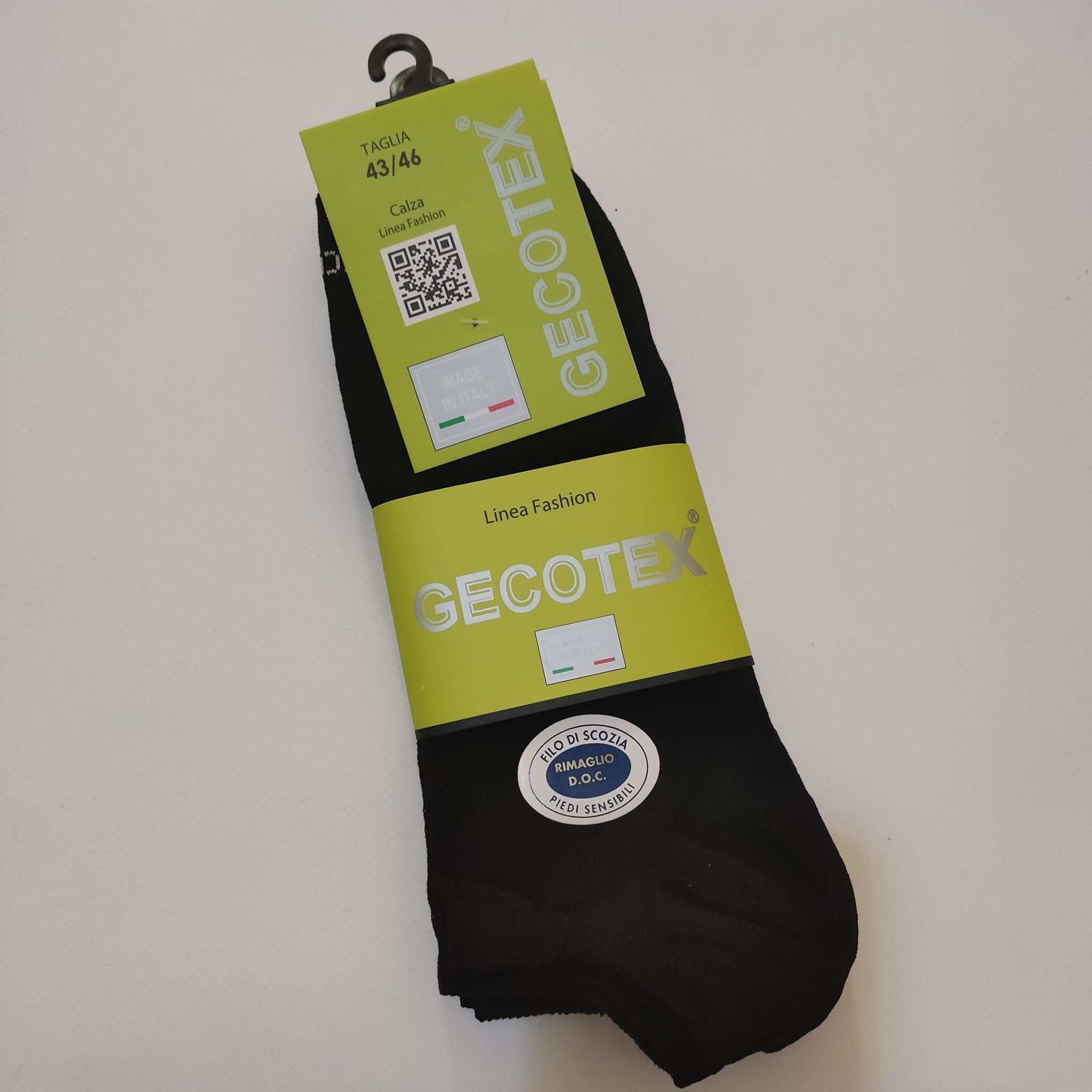 Calza Fantasmino in Filo di Scozia Elasticizzato 3 Paia Made in Italy - immagine 3