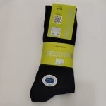 Calza corta uomo in filo di scozia elasticizzato nero blu grigio scuro