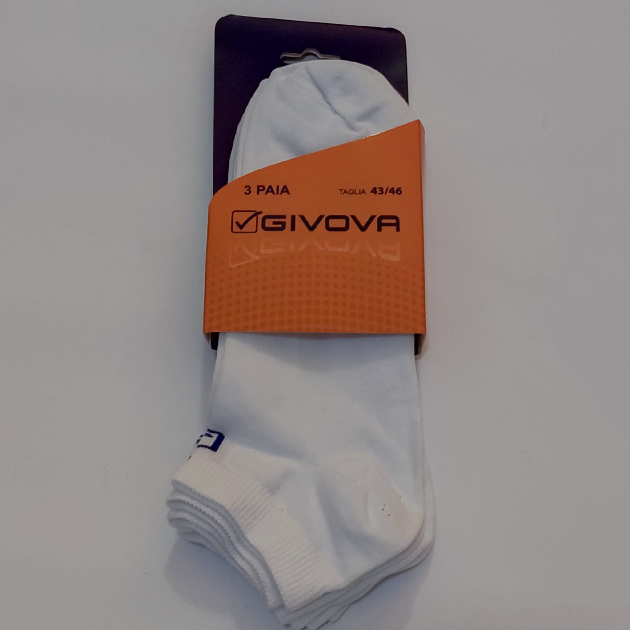 Calza Fantasmino in Filo di Scozia Bianco 3 Paia Gecotex