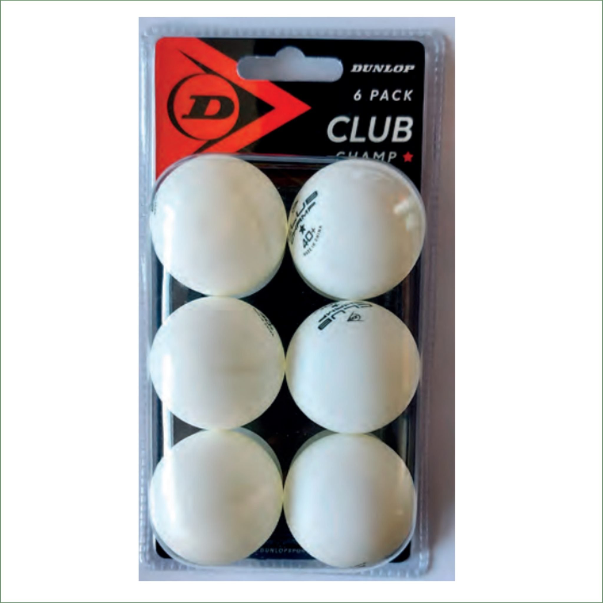 Palline Da Ping Pong 6 Dunlop Championship