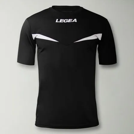 maglia da calcio mezza manica di colore nero bianco