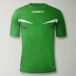 maglia da calcio mezza manica di colore verde bianco