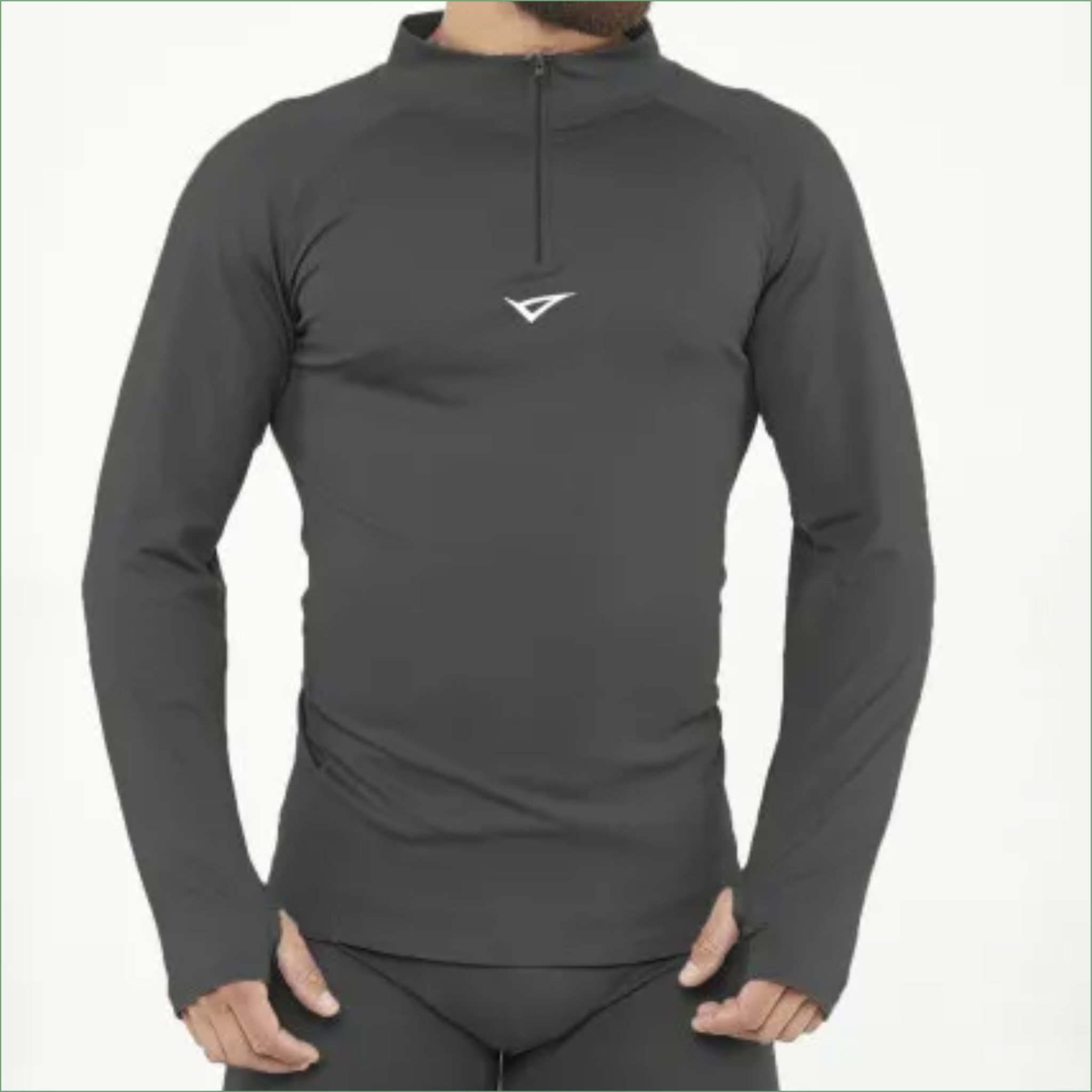 T-Shirt Termica Con Zip Ironboy