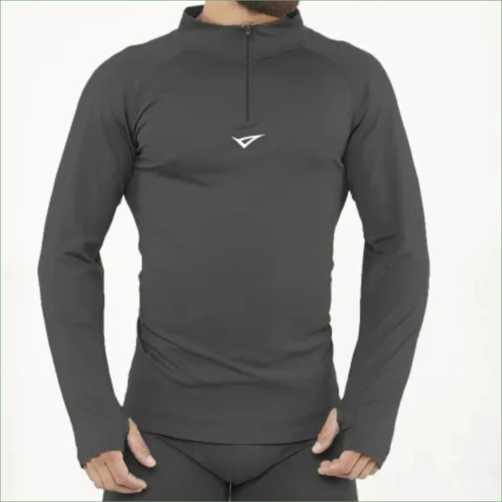 T-Shirt Termica Con Zip Ironboy