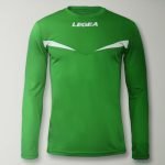 Maglia Da Calcio A Maniche Lunghe Colore Verde Bianco