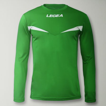 Maglia Da Calcio A Maniche Lunghe Colore Verde Bianco