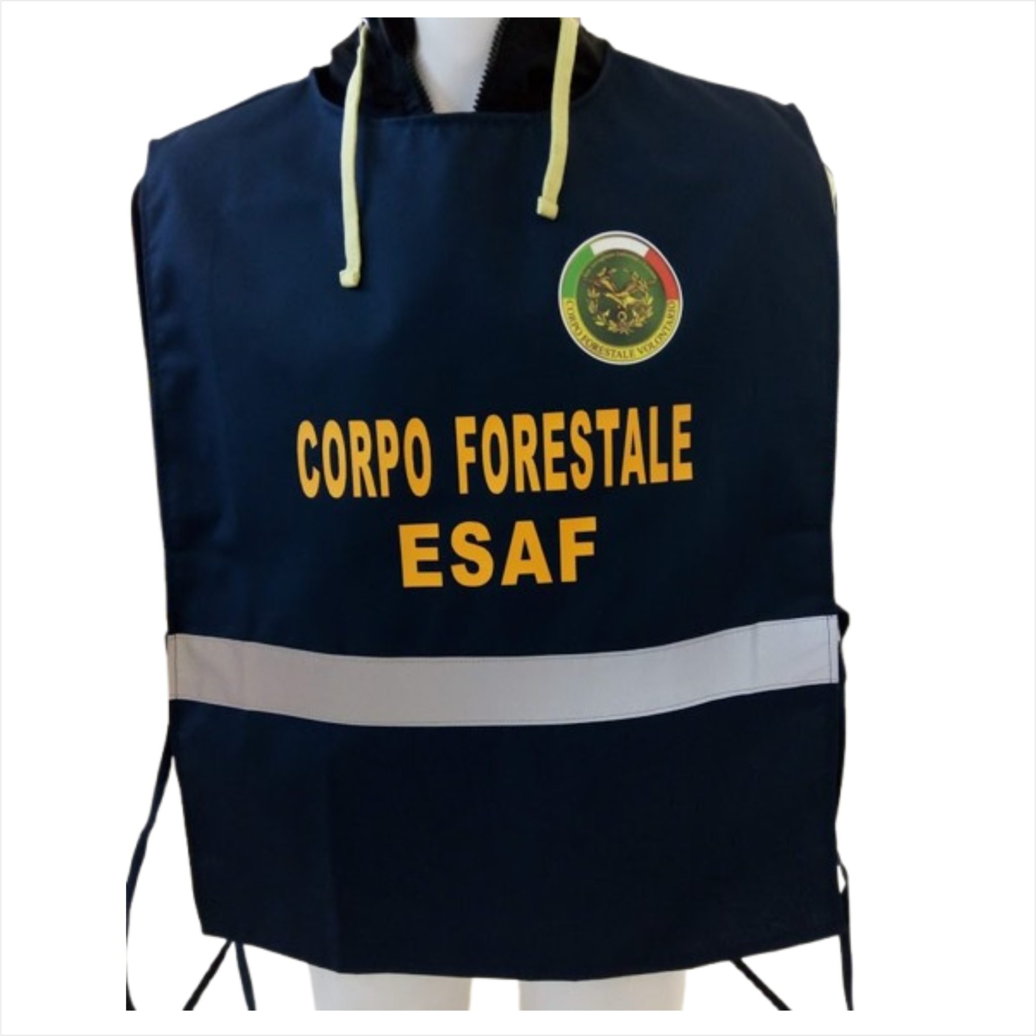 Casacca Corpo Forestale ESAF – Pettorina Operativa con Bande Rifrangenti