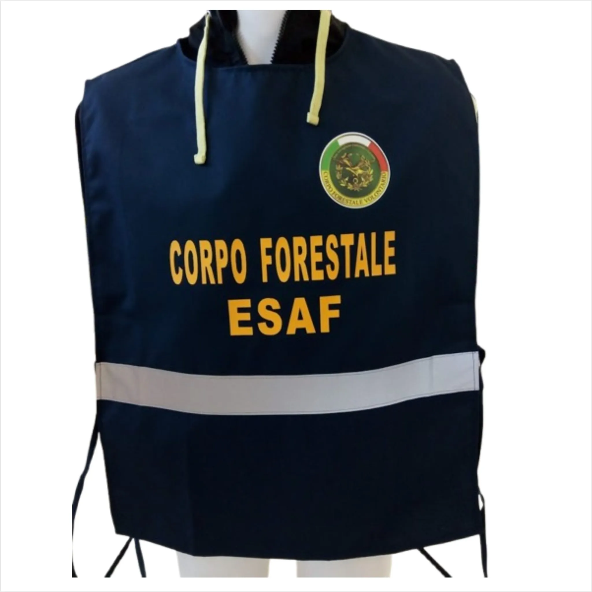 Casacca Corpo Forestale ESAF – Pettorina Operativa con Bande Rifrangenti