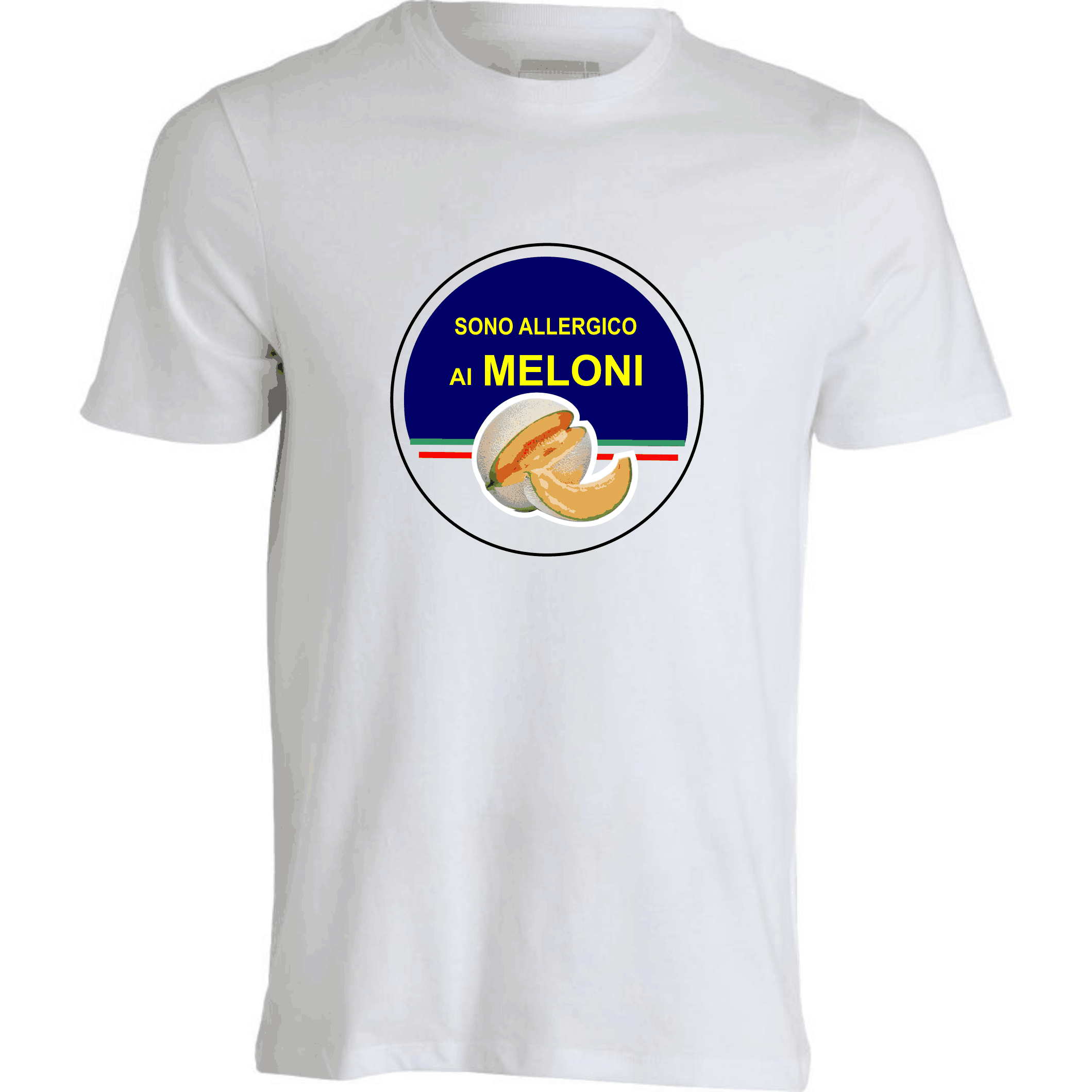T-Shirt Sono Allergico Ai Meloni