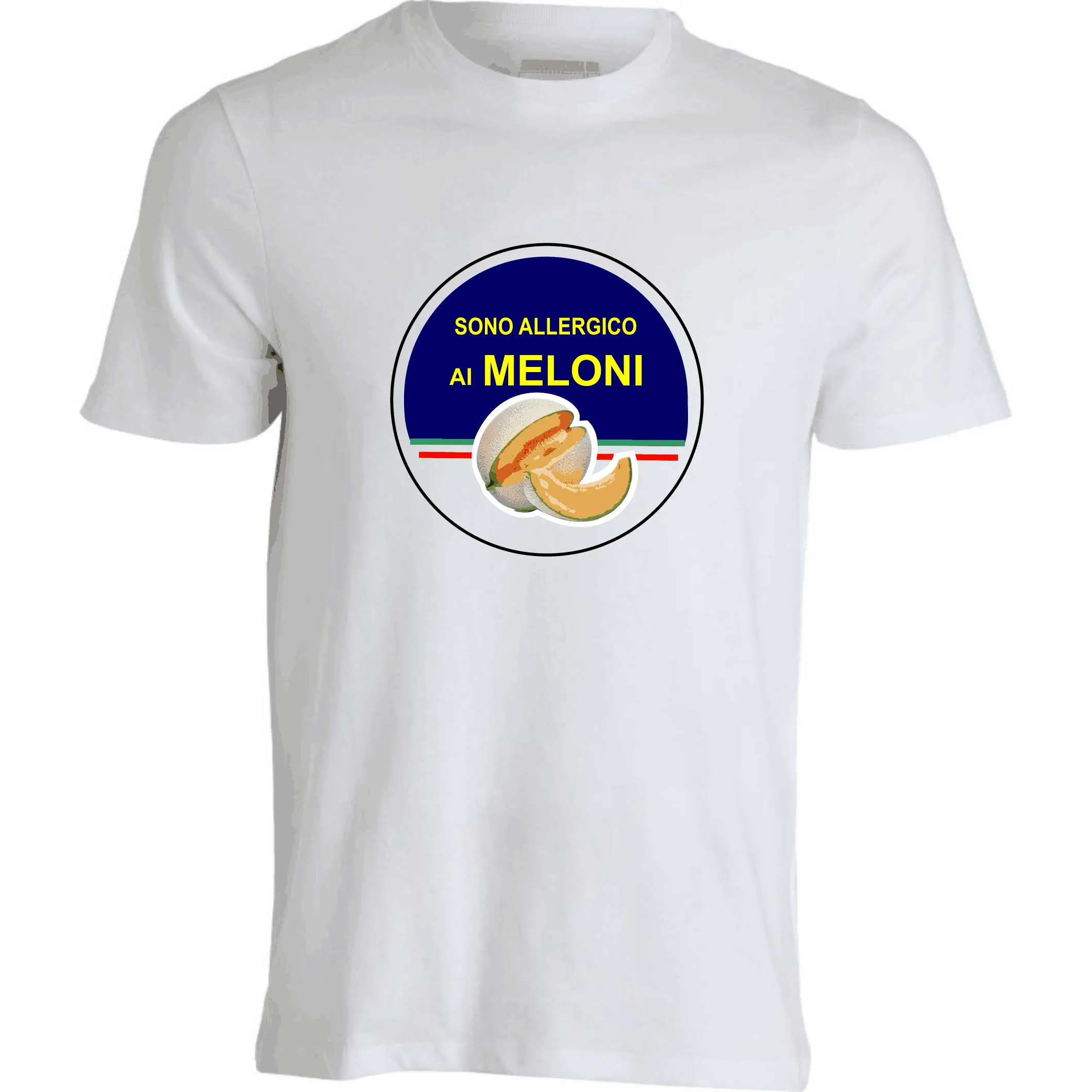 T-Shirt Sono Allergico Ai Meloni