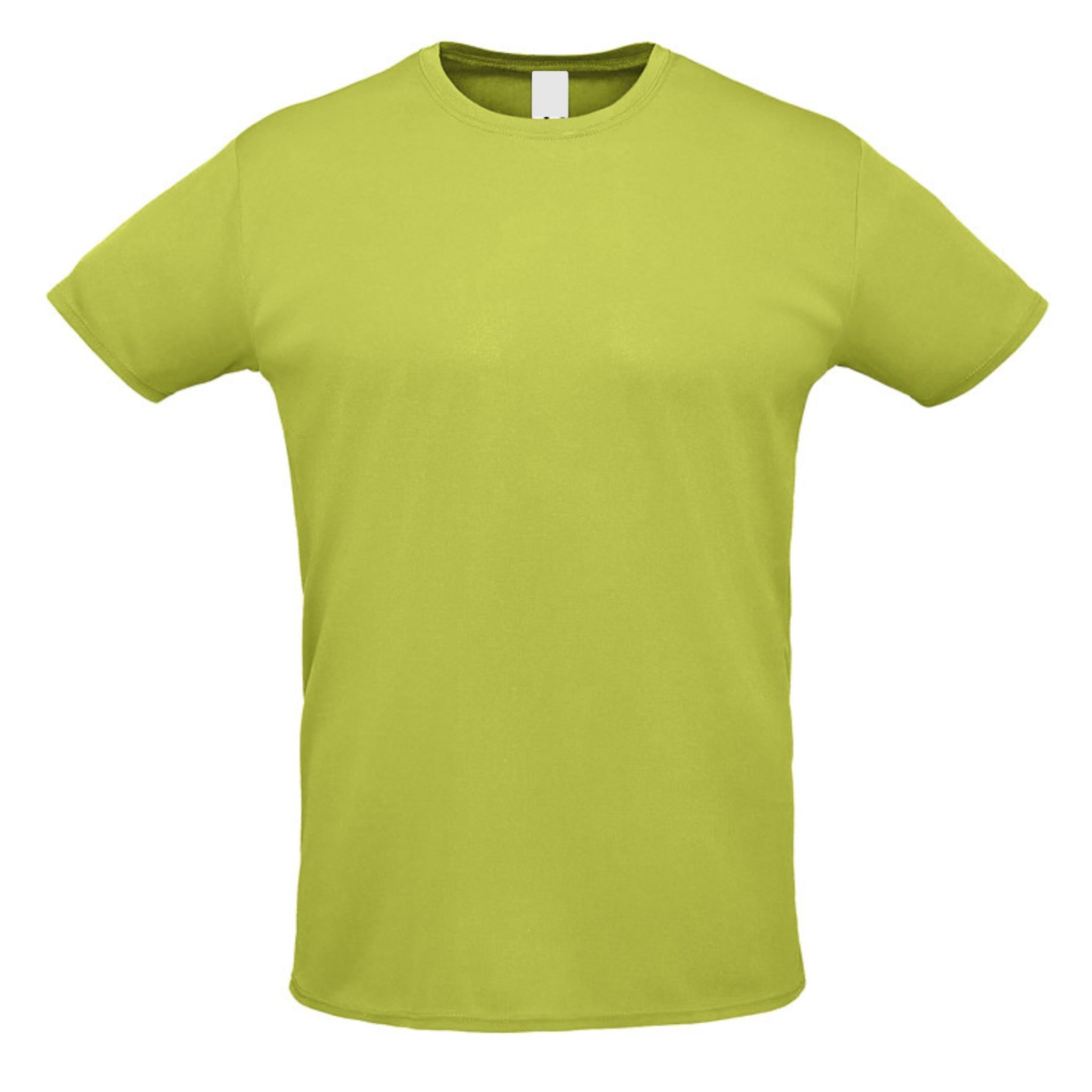 T-Shirt Tecnica Sportiva Verde in Poliestere Piqué Gecotex