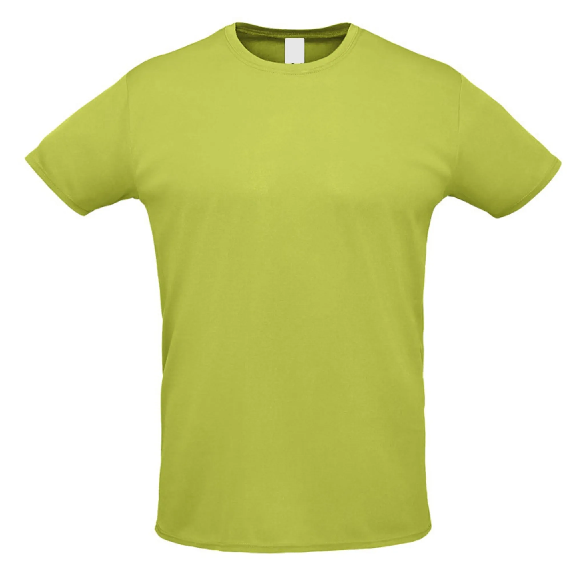 T-Shirt Tecnica Sportiva Verde in Poliestere Piqué Gecotex
