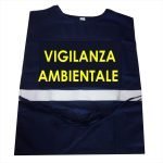 Casacca Vigilanza Ambientale con bande rifrangenti