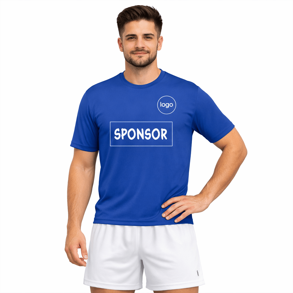 Maglietta e Pantaloncino da Calcio Maglia Azzurra Pantaloncino a Scelta - immagine 2