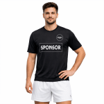 maglia da calcio mezza manica nera