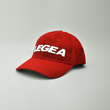 Cappellino Con Visiera Modello Plata Legea Colore Rosso