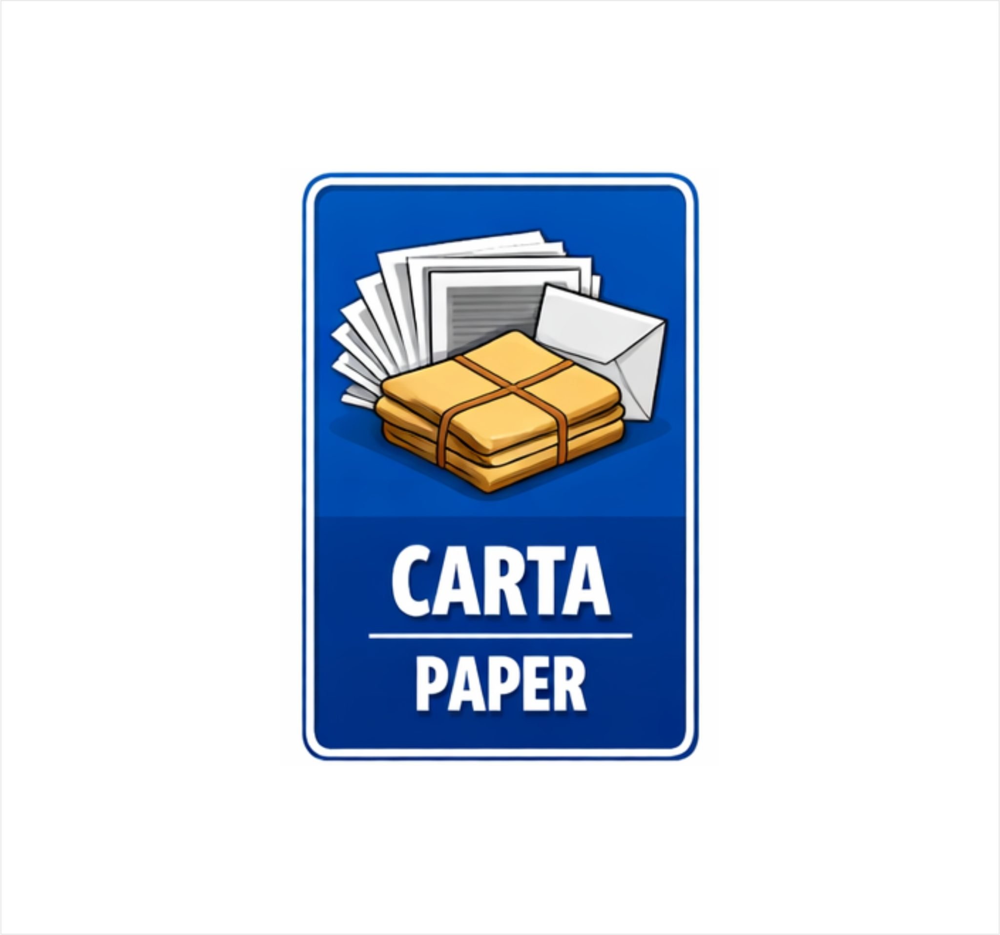 Etichetta Adesiva Per Raccolta Differenziata Carta