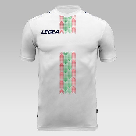 Maglia da Calcio Maniche Corte Legea Alicante Bianca