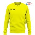 maglioncino sportivo givova giallo fluo