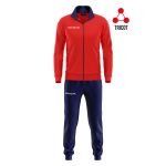 Tuta Sportiva Modello Torino Givova Rossa e Blu Gecotex