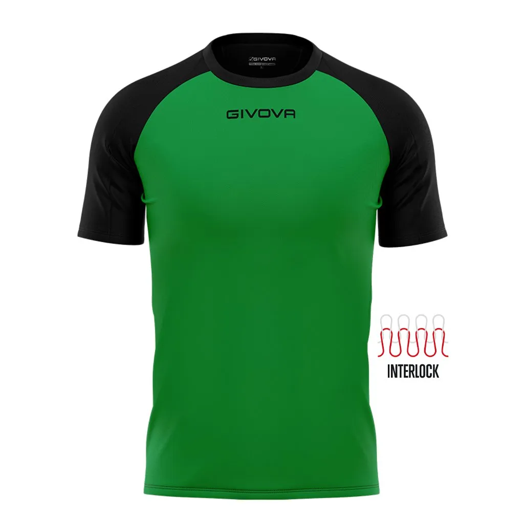 Maglia da Calcio Mezza Manica Capo Interlock Givova