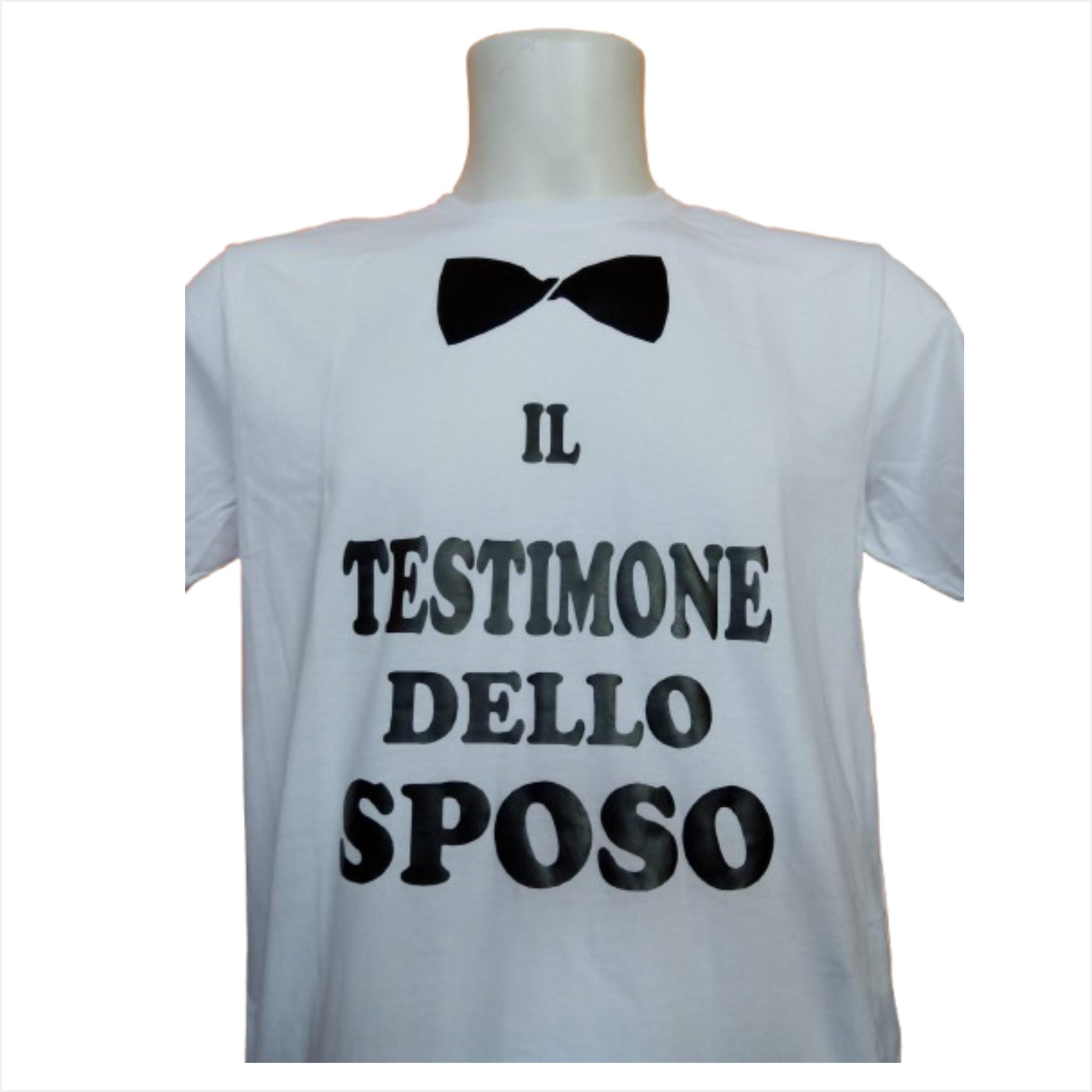T-Shirt Addio Al Celibato Testimone Dello Sposo