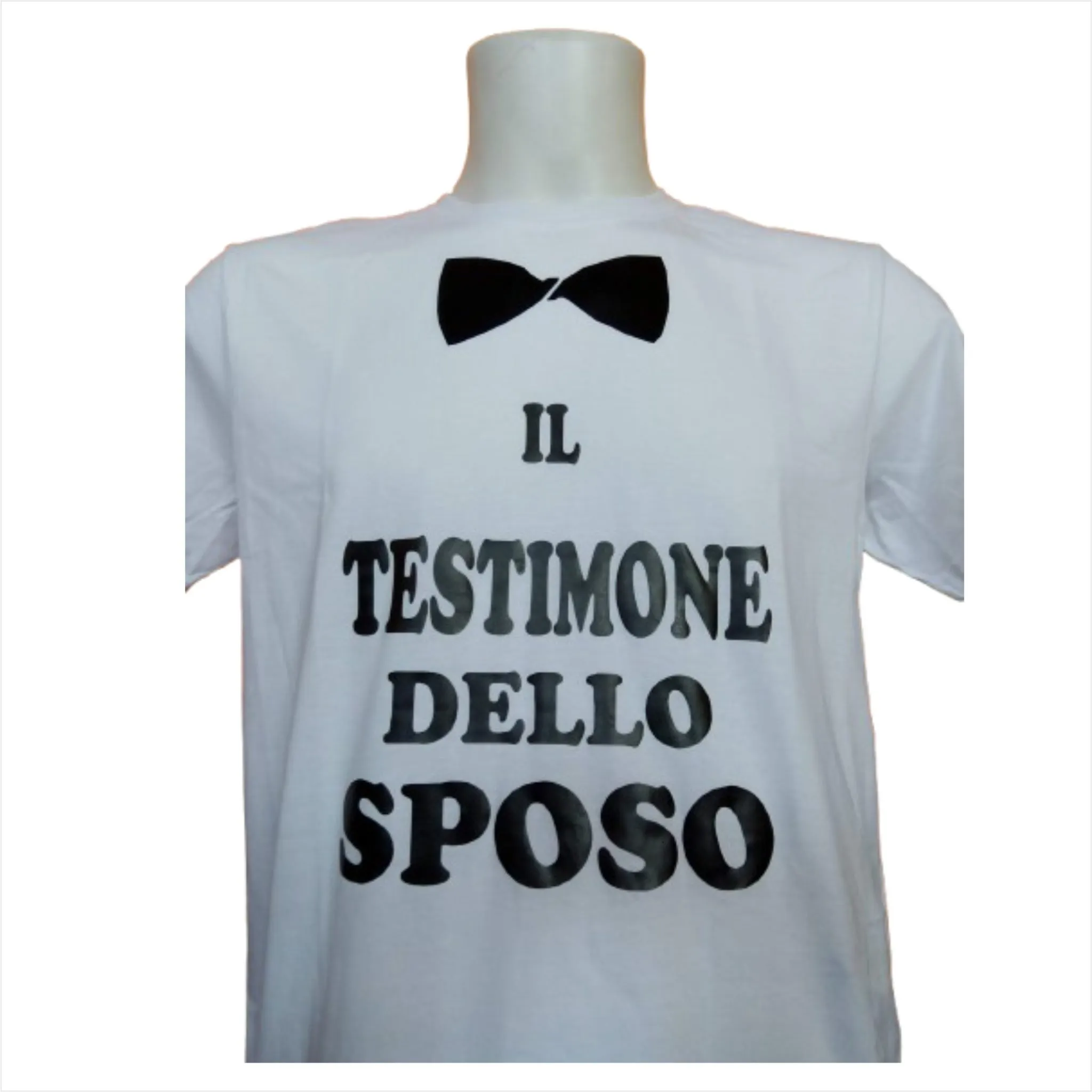 T-Shirt Addio Al Celibato Testimone Dello Sposo