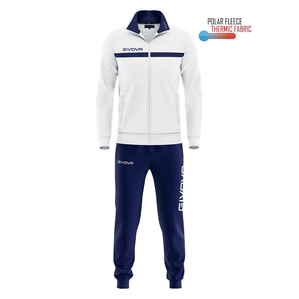 Tuta Givova One Full Zip in Polar Fleece Uomo Donna Bambino