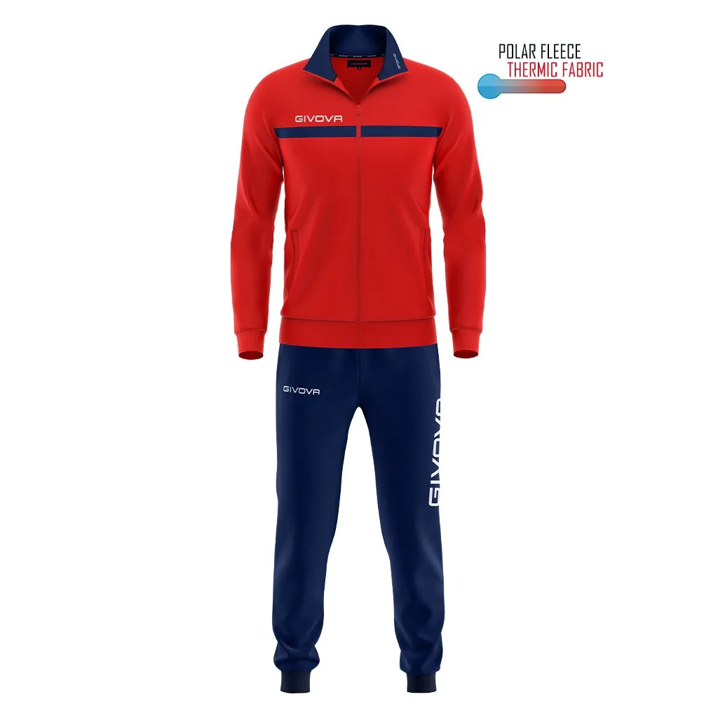 Tuta Givova One Polarfleece – Tuta Sportiva Invernale in Microfleece Professionale - immagine 3