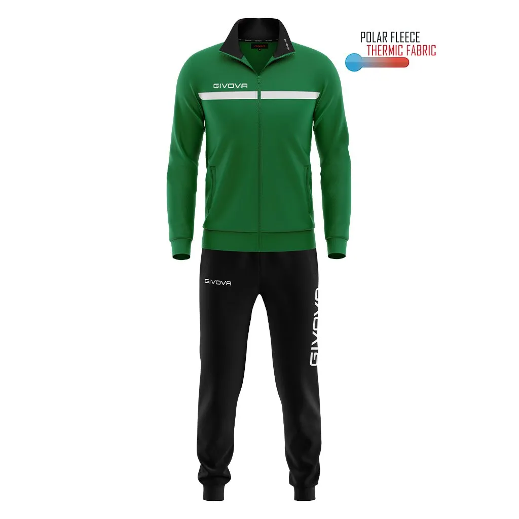 Tuta Givova One Polarfleece Verde Gecotex