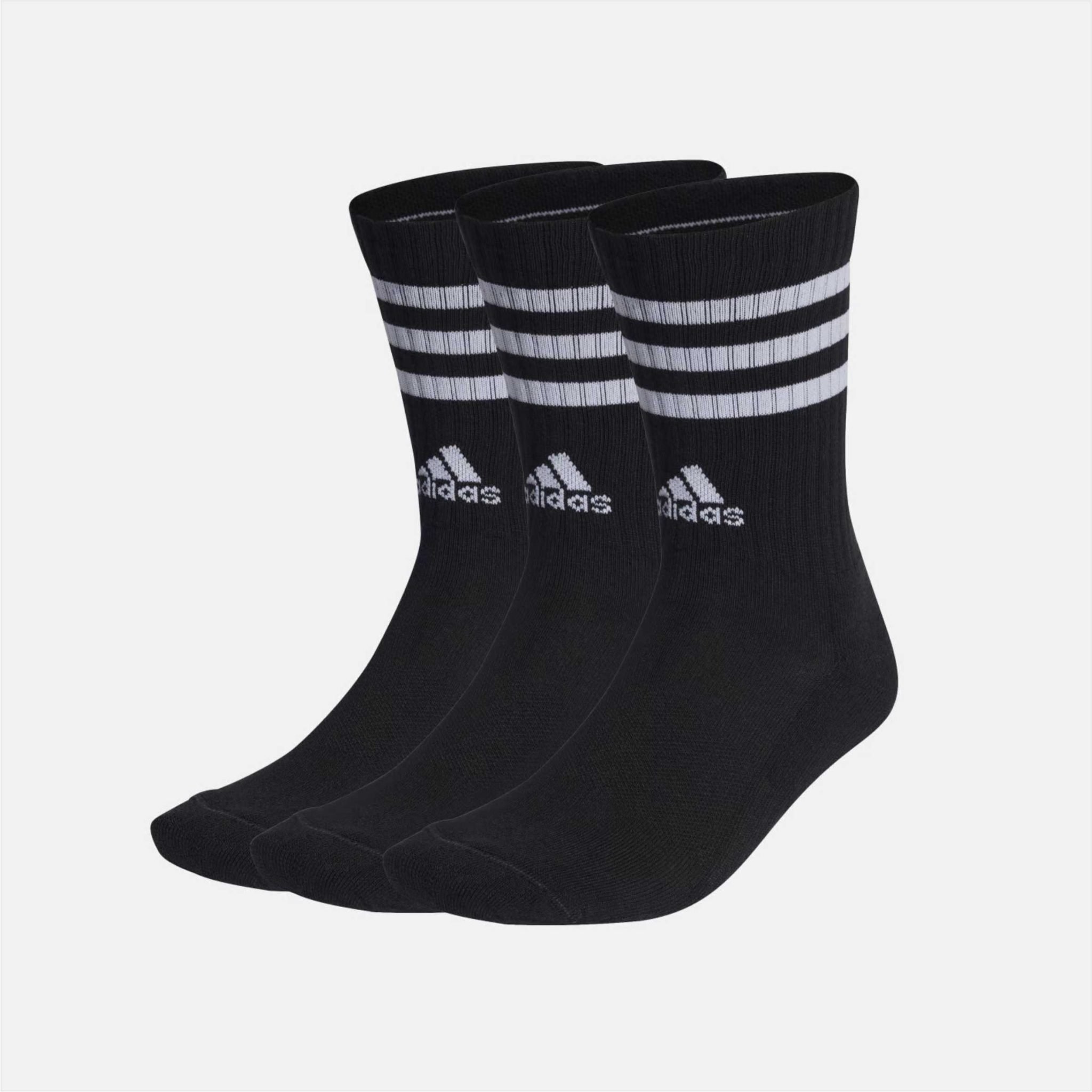Adidas Calze 3 Stripes Cushioned (3 Paia)