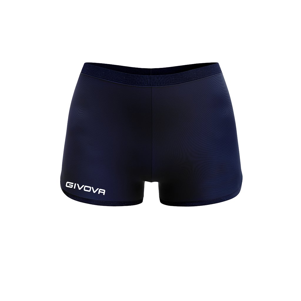 Culotta Volley Donna Nera Tessuto Tecnico Traspirante Gecotex
