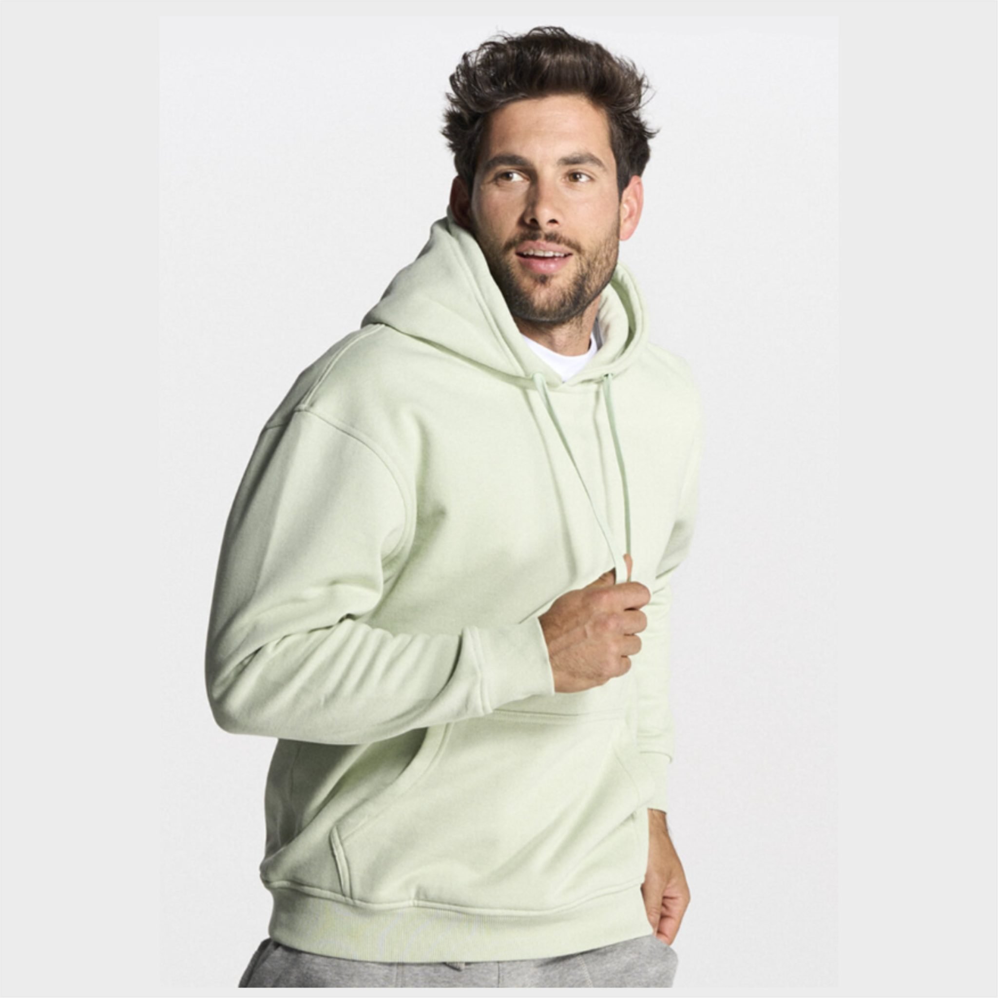 Felpa Unisex Con Cappuccio Over Size