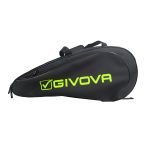 Borsa padel big Givova borsone termico poliestere PU nero tre scomparti