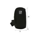 marsupio a spalla givova b056 borsello nero compatto tessuto resistente
