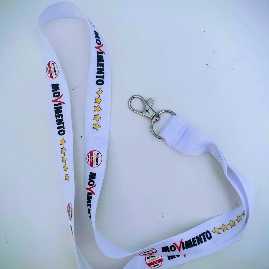 Lanyard in Poliestere 20 mm Movimento 5 Stelle